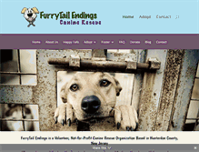 Tablet Screenshot of furrytailendingscaninerescue.org